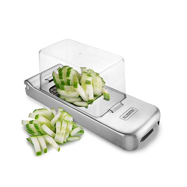 Coupe-légumes en inox avec 3 grilles Alligator - Mathon - 5