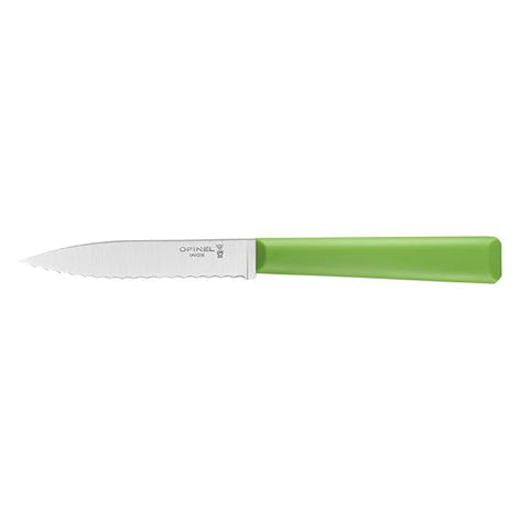 Couteau Cranté N°313 Essentiels+ Vert 10 cm inox Opinel - Mathon