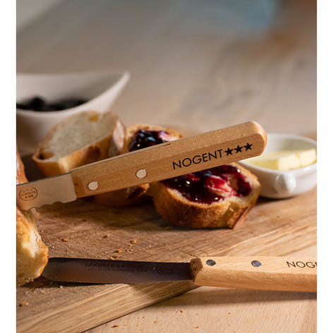 Petit couteau à pain Classic 11 cm Bois de hêtre Nogent - Mathon - 2