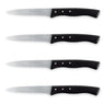 Lot de 4 couteaux grillade lame 11 cm Affidentée avec protection Nogent - Mathon