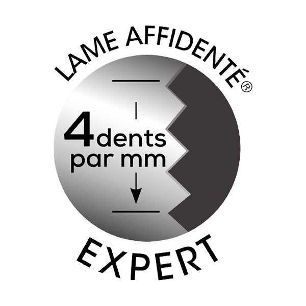Couteau office lame droite 9 cm Affidentée avec protection Nogent - Mathon - 4