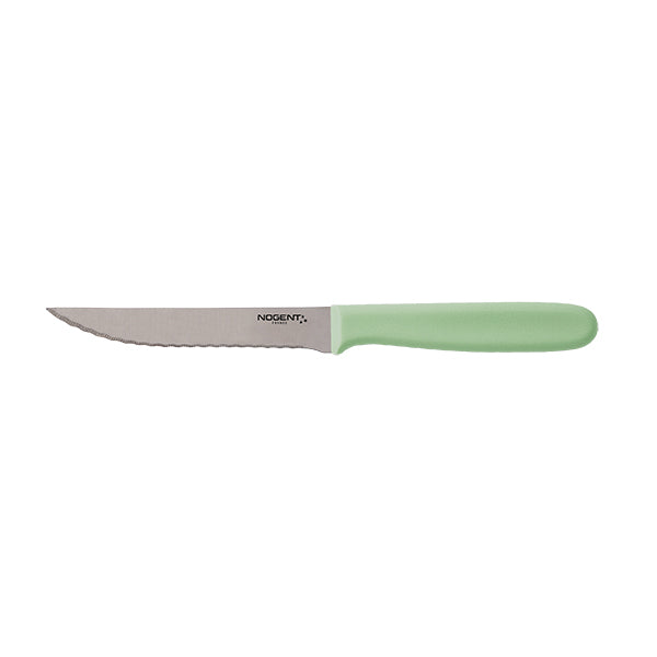 Couteau à steak lame à double crantage 11 cm céladon Daily Nogent - Mathon