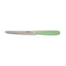 Couteau de table lame crantée à bout rond 11 cm céladon Daily Nogent - Mathon