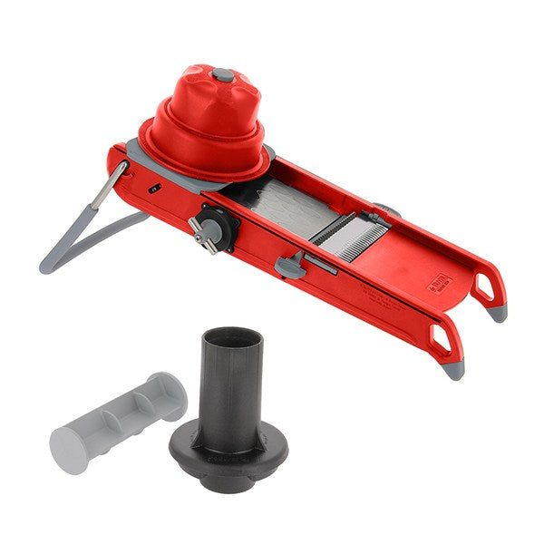 Lot mandoline swing Plus rouge et accessoire rondelle Gravity De Buyer - Mathon - 1