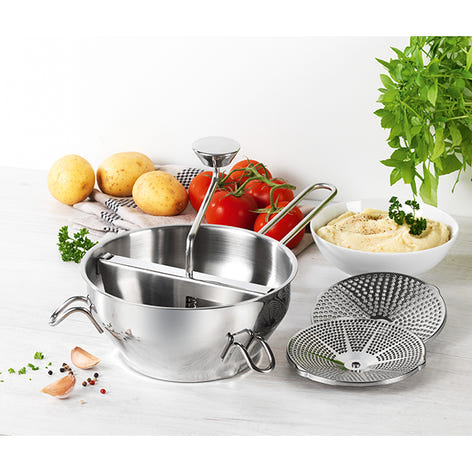 Moulin à légumes inox 3 grilles KC.MOUL-21.3 Kitchen Chef Professional - Mathon - 2