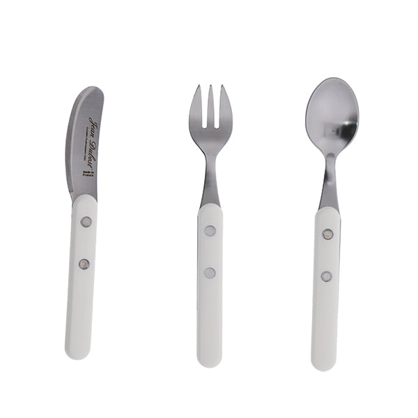 3 couverts enfants Bistrot à la française blanc Jean Dubost - Mathon - 2