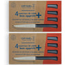 Lot de 2 coffrets 4 couteaux de table Anthracite Opinel - Mathon - 1