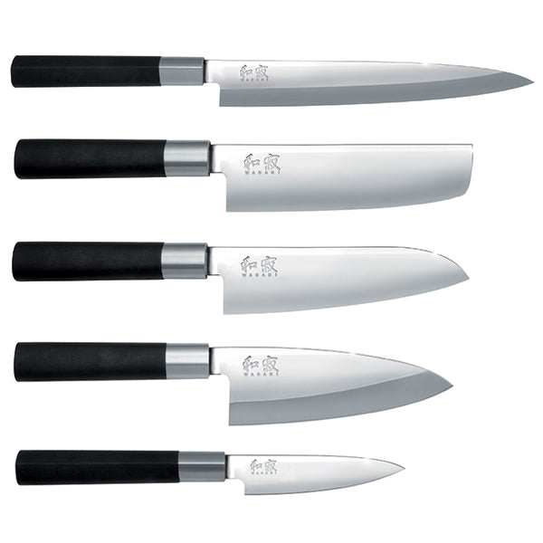 Mallette de 5 couteaux Wasabi Black Kai - Mathon - 1