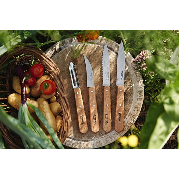 Coffret 4 couteaux Essentiels Hêtre Opinel - Mathon - 3
