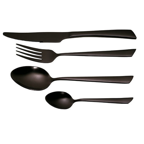 Ménagère 16 pièces inox Delta Black Jean Dubost - Mathon