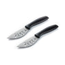Lot 2 sets de 2 couteaux à pizza avec lame en inox Mathon - Mathon - 3