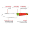 Couteau Chef asiatique 17 cm De Buyer - Mathon - 2