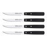 Lot de 4 couteaux à steak 11 cm noir Nogent - Mathon
