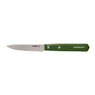 Couteau d’office lame lisse 9 cm bois de charme kaki Iconic Nogent - Mathon
