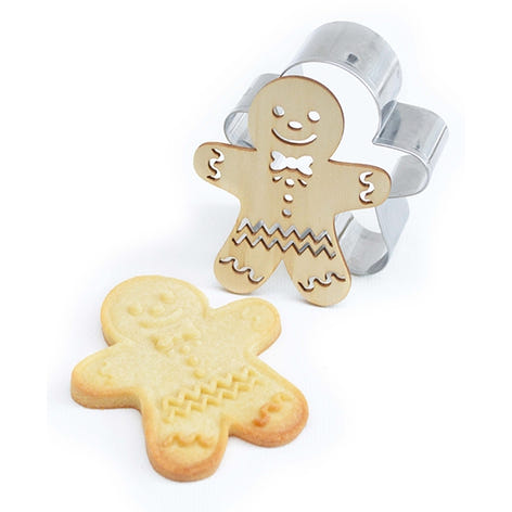 Emporte-pièce et embosseur Bonhomme en pain d’épices Scrapcooking - Mathon - 1