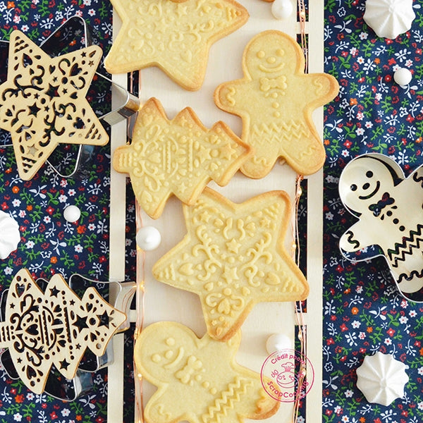 Emporte-pièce et embosseur Sapin Scrapcooking - Mathon - 4