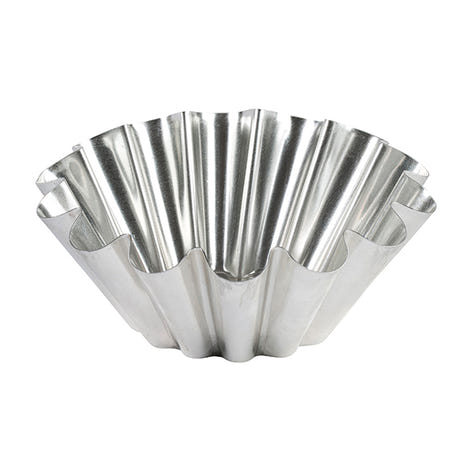 Moule à brioche grosses côtes en fer blanc 20 cm Gobel - Mathon - 1