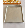 Moule à tarte rectangulaire en fer blanc fond amovible bords cannelés Gobel - Mathon - 2