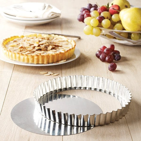 Tourtière en fer blanc 32 cm Gobel - Mathon - 1