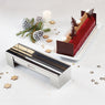 Lot gouttière à bûche démontable en inox avec plaque à pâtisserie et tapis de cuisson Mathon - Mathon - 2