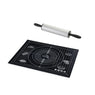 Lot tapis de pâtisserie multi-diamètres et rouleau anti-adhérent 45 cm Mathon - Mathon - 1