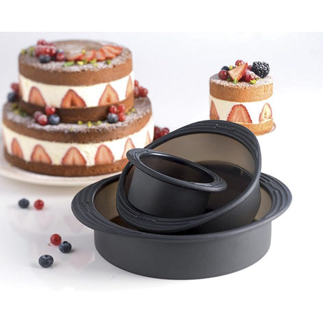 Set 3 Moules pour gâteaux à étages Mastrad - Mathon - 1