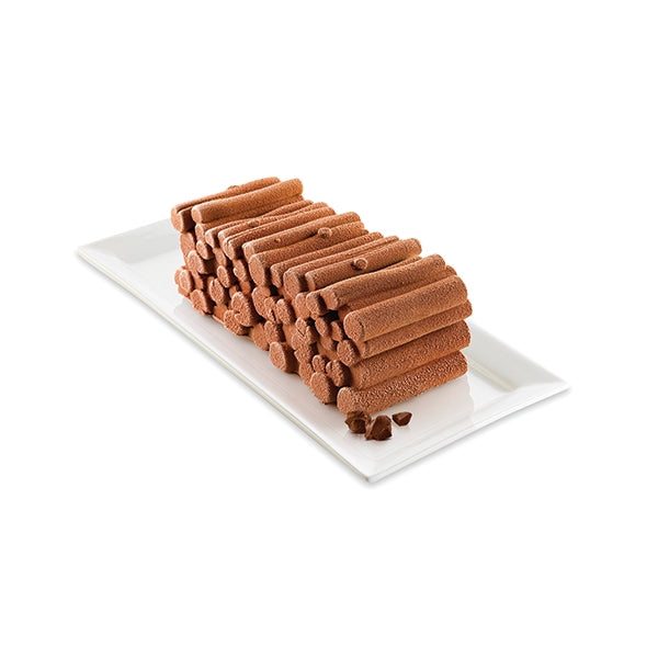 Kit moule à bûche en silicone Forêt Silikomart - Mathon - 4