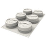 Set de 6 moules silicone Mini Hiver Sapin  Silikomart - Mathon - 2