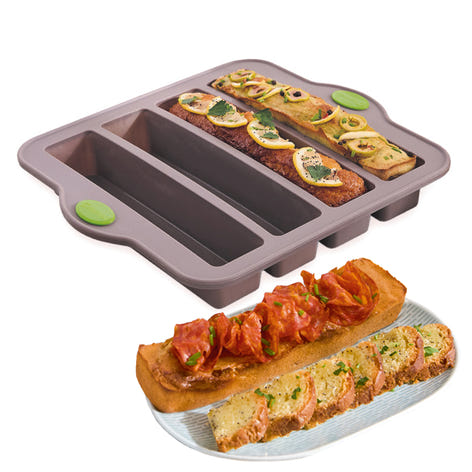 Rigiflex Plaque 4 mini-cakes longs apéro Mathon - Mathon - 1