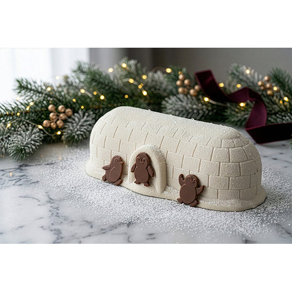 Moule à bûche Igloo en silicone 1,175 L Silikomart - Mathon - 12