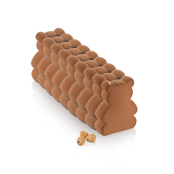 Moule à bûche Peluche en silicone avec moule déco Easy Choc 1,12 L Silikomart - Mathon - 8