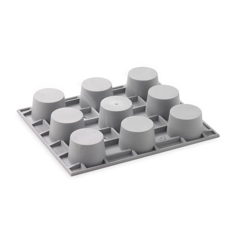 Elastomoule 9 mini-muffins De Buyer - Mathon - 1