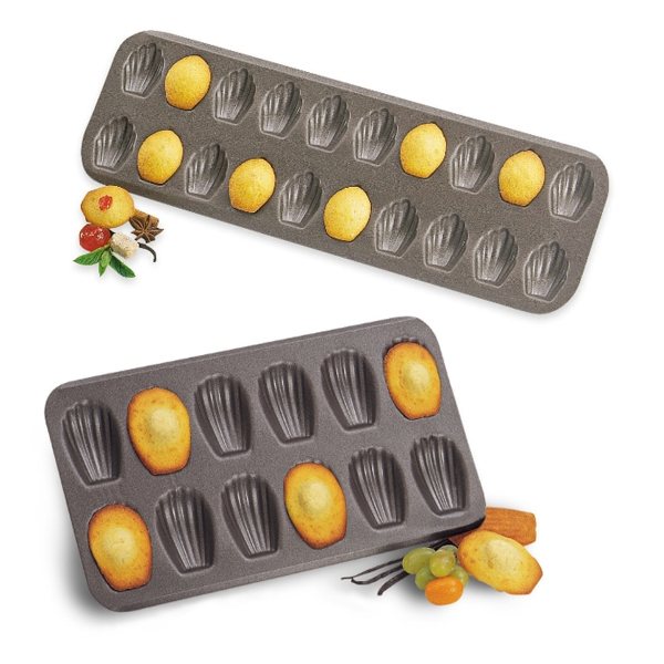 Lot 2 plaques à madeleines et mini-madeleines Mathon - Mathon - 1