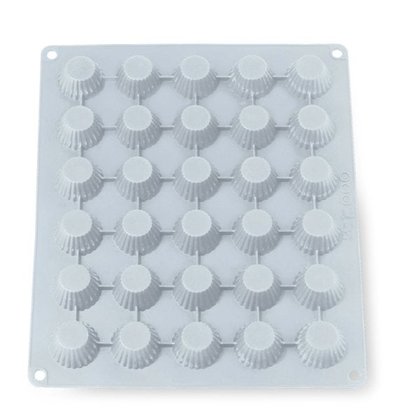 Lot 2 grandes plaques silicone mini-canelés et muffins Mathon - Mathon - 4
