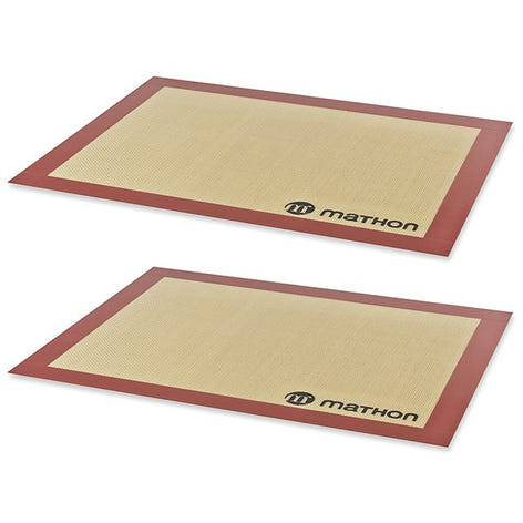 Lot de 2 Tapis de cuisson professionnels en silicone Mathon - Mathon - 1