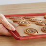 Lot tapis plaque de cuisson 39,7 x 29,5 cm et 4 cercles à tarte perforés 8 cm Mathon - Mathon - 6