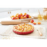 Moule à tarte en céramique 24 cm rouge Mathon - Mathon - 2