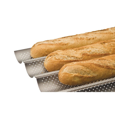 Plaque 4 baguettes perforée 38 x 33 cm Ibili - Mathon - 1