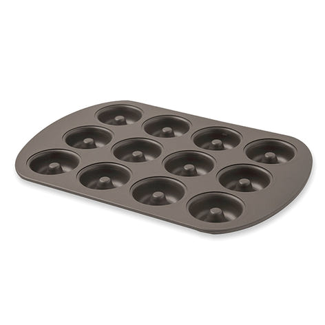 Plaque 12 mini savarins en acier revêtu 26,5 cm Mathon - Mathon - 2