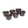 Set 6 moules à gros muffins acier revêtement antiadhérent 7,3 cm Mathon - Mathon - 2