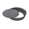Tourtière perforée haute fond amovible acier antiadhérent 24 × 5 cm Mathon - Mathon - 3