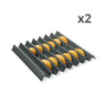Lot de deux plaques dents de loups 30 cm Mathon - Mathon - 1