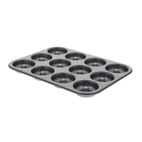 Plaque 12 minis savarins ou babas au rhum acier De Buyer - Mathon - 1