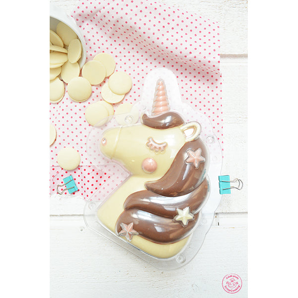 Moule à chocolat 3D Licorne Scrapcooking - Mathon - 6