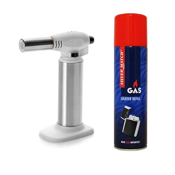 Lot chalumeau Elégance Ibili et recharge de gaz butane - Mathon