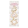 Set de 3 emporte-pièces dorés flocon, sapin et renne Scrapcooking - Mathon - 1