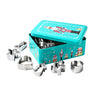 Set de 18 emporte-pièces inox avec boîte métal Casse-noisette Patisse - Mathon - 1