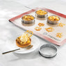 Set de 4 cercles à tartelette inox 8 cm Mathon - Mathon - 3