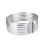 Cercle à trancher génoise extensible en inox 24 à 30 cm Mathon - Mathon - 2