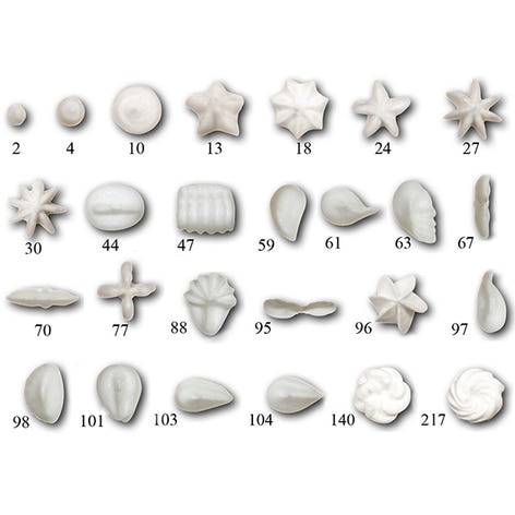 Coffret 26 mini-douilles fines inox spéciales décor De Buyer - Mathon - 1
